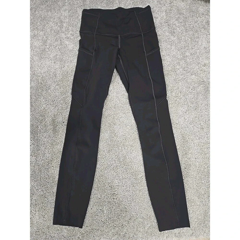 Lululemon Fast Free Tight‎ 24” Leggings Pockets Gray Women’s Size 2
